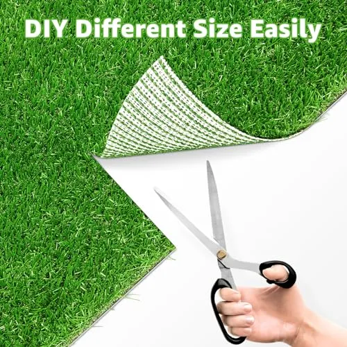Artificial Dog Grass Pee Pad 18.75"x15" 2 Pack, Washable Indoor Potty Training Replacement Turf for Puppy, Reusable Realistic Grass Mat for Dogs