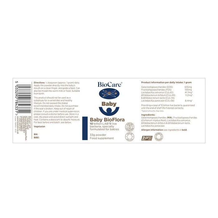 BioCare Baby BioFlora (Probiotic) 33g