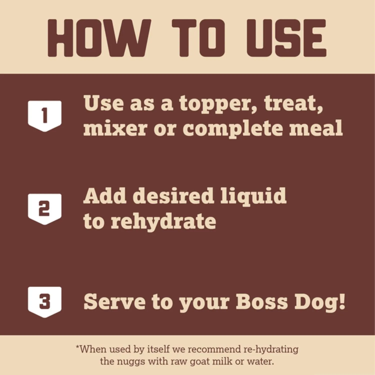 Boss Dog Complete & Balanced Freeze Dried Raw Diet for Dogs,Chicken Recipe, 12 oz Bag