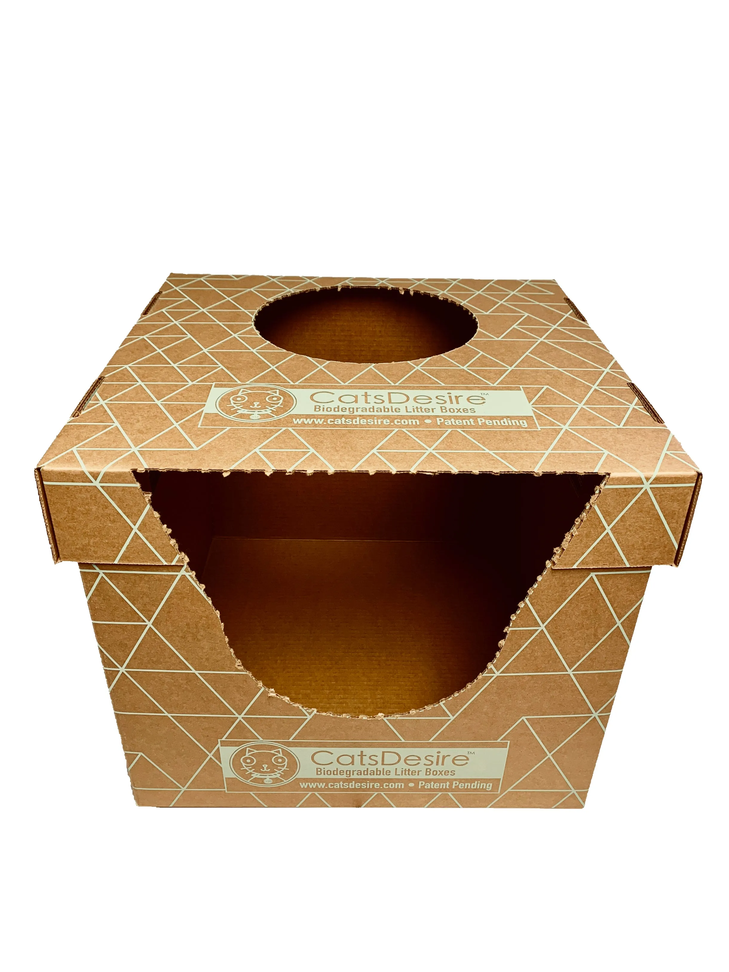 Cats Desire Top Entry Disposable Litter Boxes Wholesale BULK order-12 Sets.