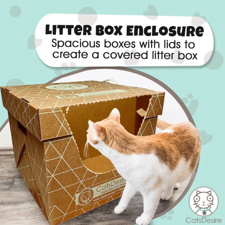 Cats Desire Top Entry Disposable Litter Boxes Wholesale BULK order-12 Sets.