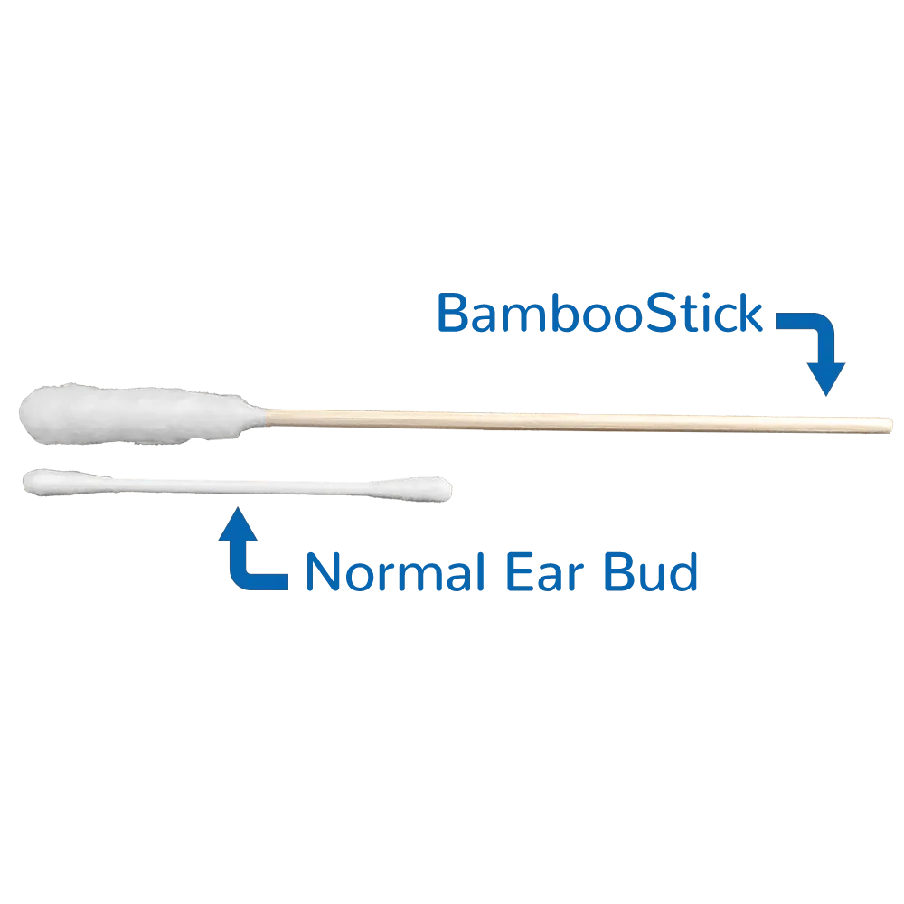 Cotton bud ear cleaner for dogs by BambooStick - Bulk Pack