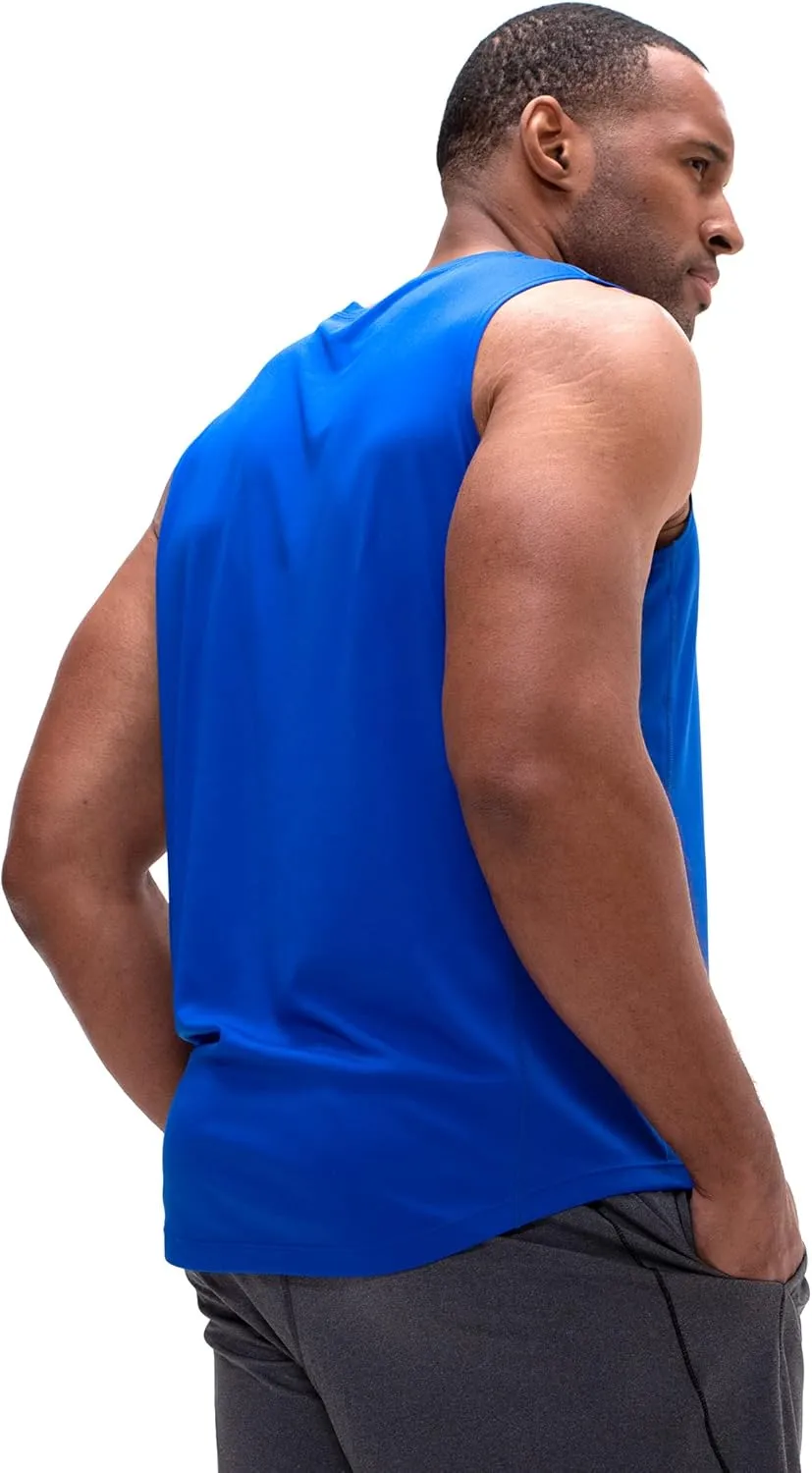 DEVOPS Men's Relaxed-Fit Workout Loungewear Gym Tank Top Sleeveless
