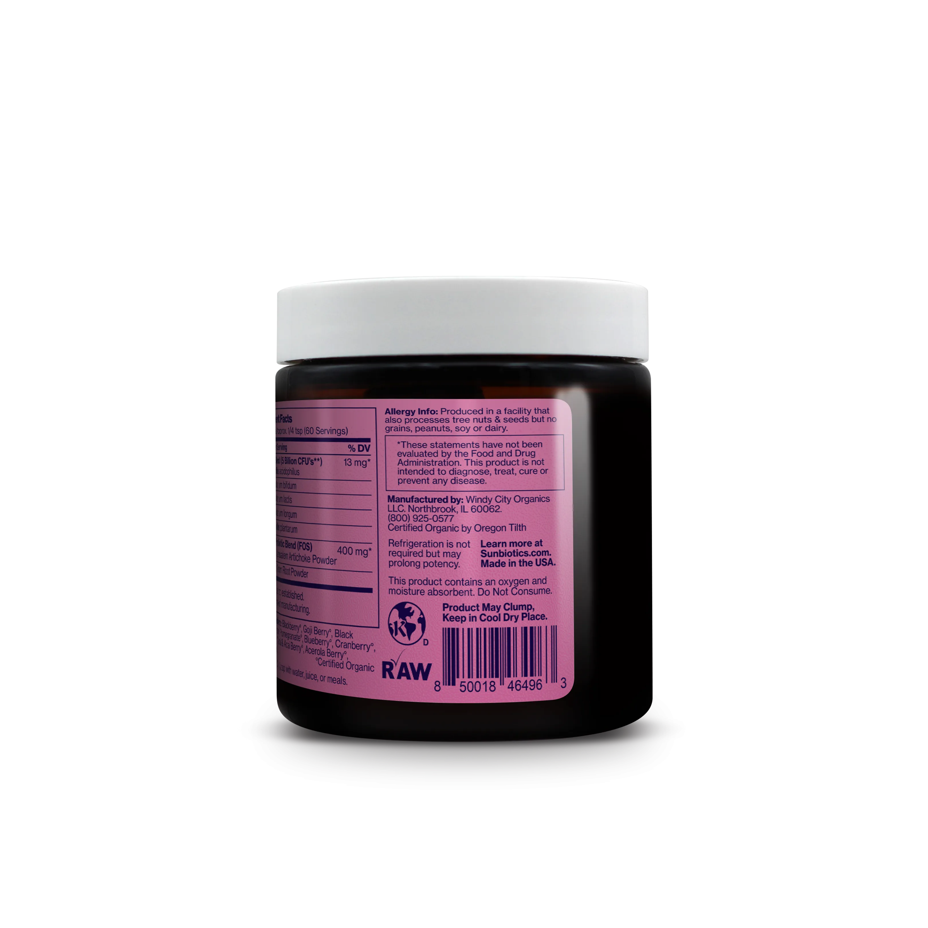 FRIENDLIER FLORA - PROBIOTIC & PREBIOTIC POWDER - Kids berry