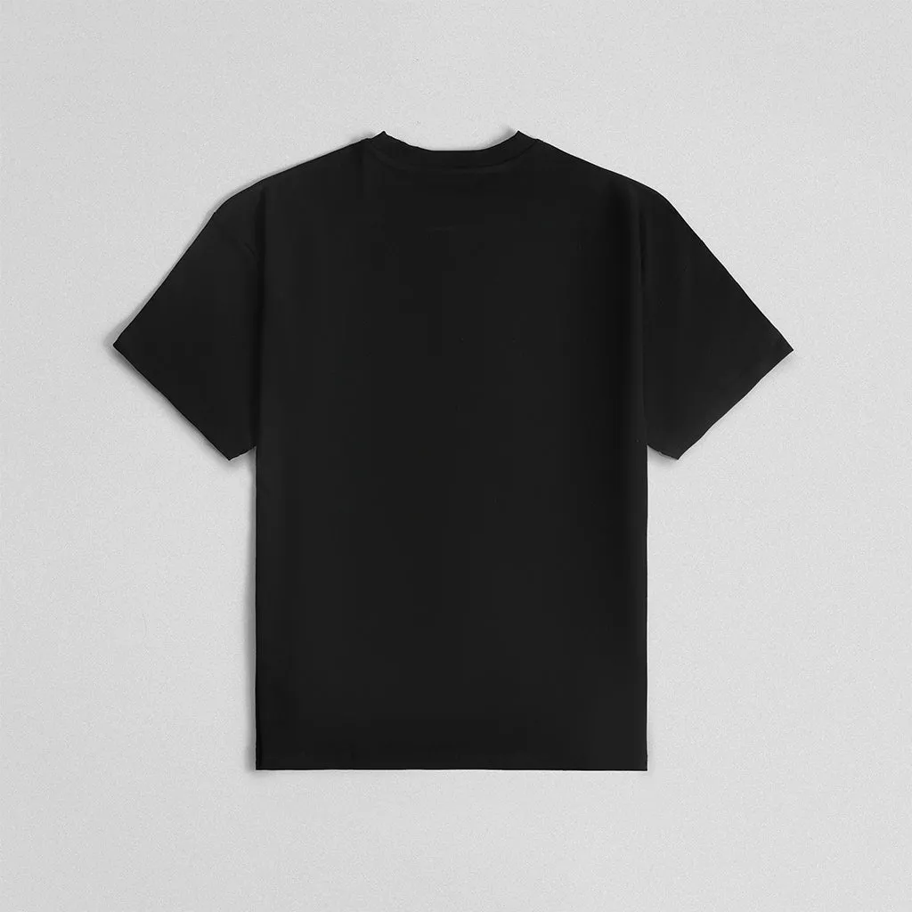 Initial Tee - Black/White