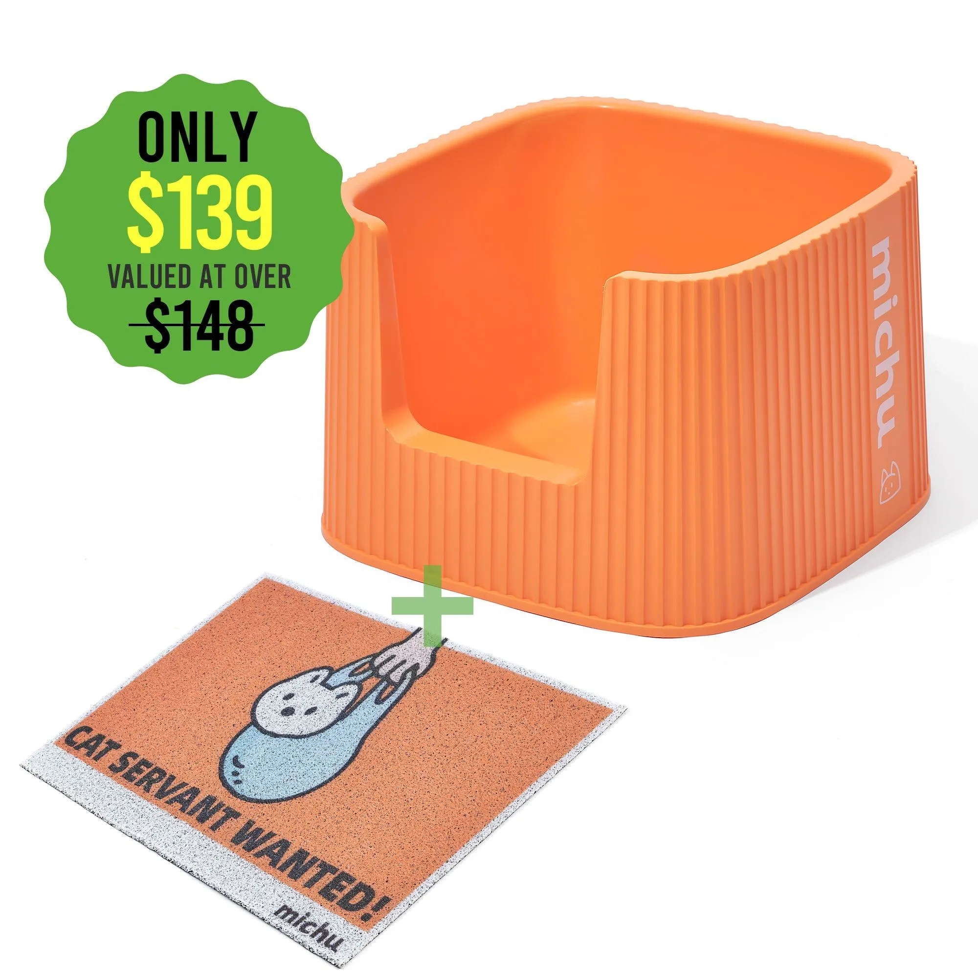 Michu XXL BoBa Deluxe Cat Litter Box - Spacious Design