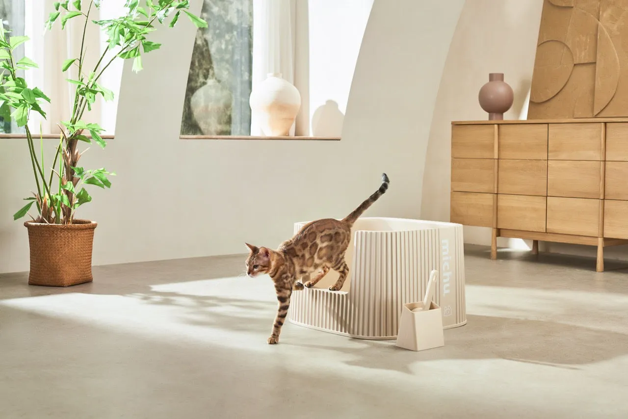 Michu XXL BoBa Deluxe Cat Litter Box - Spacious Design