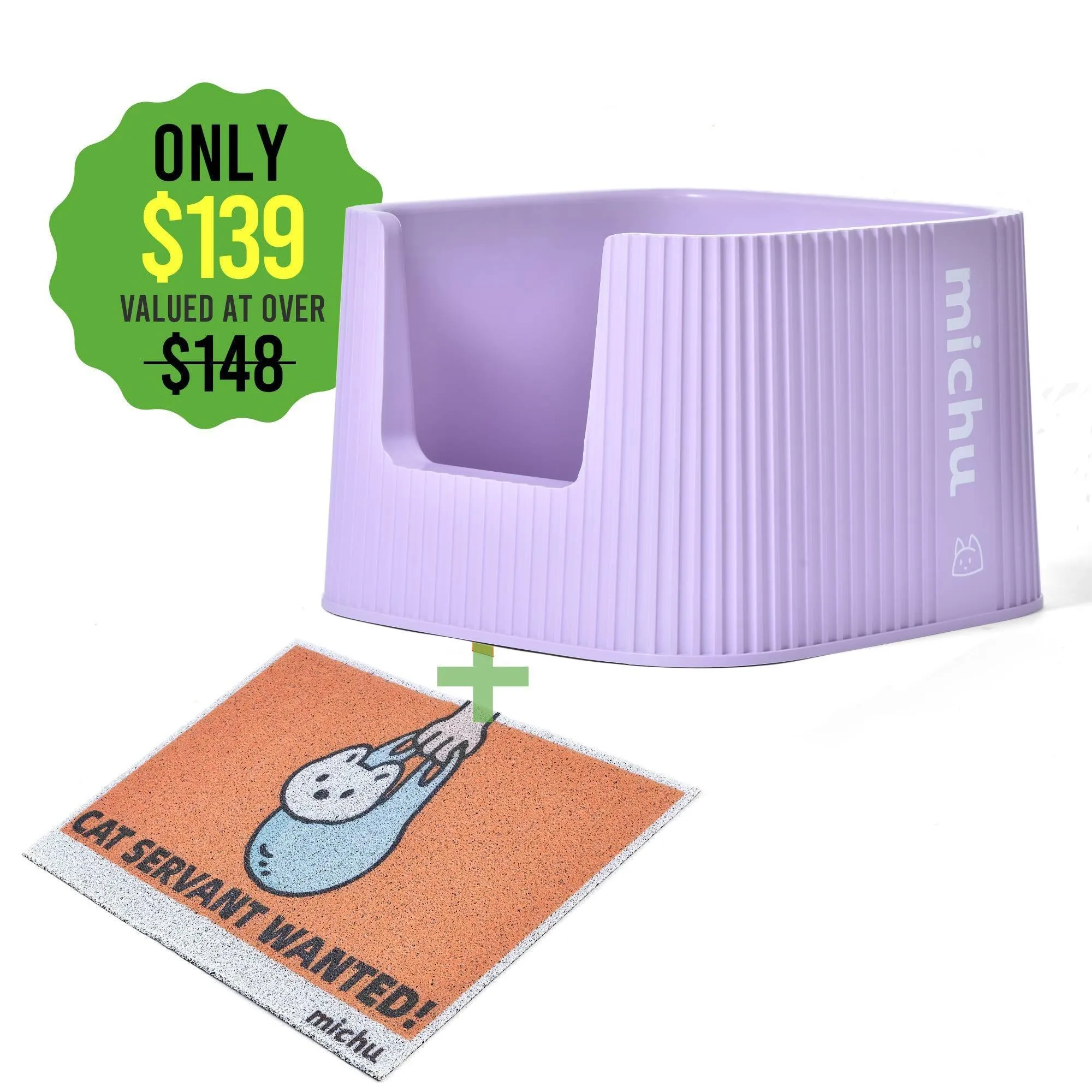 Michu XXL BoBa Deluxe Cat Litter Box - Spacious Design