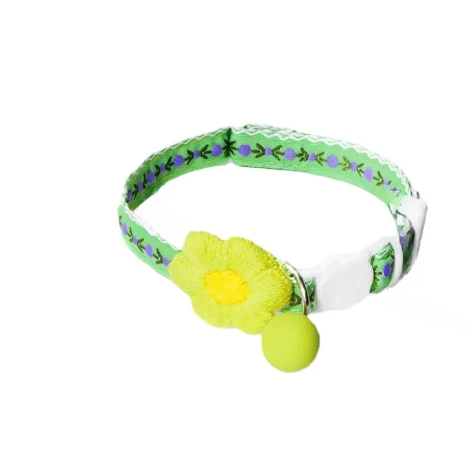 Mokka - Spring Floral Cat Collar