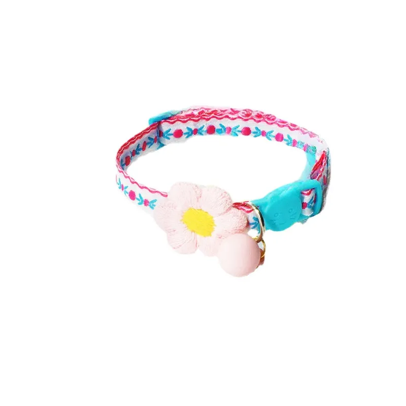 Mokka - Spring Floral Cat Collar