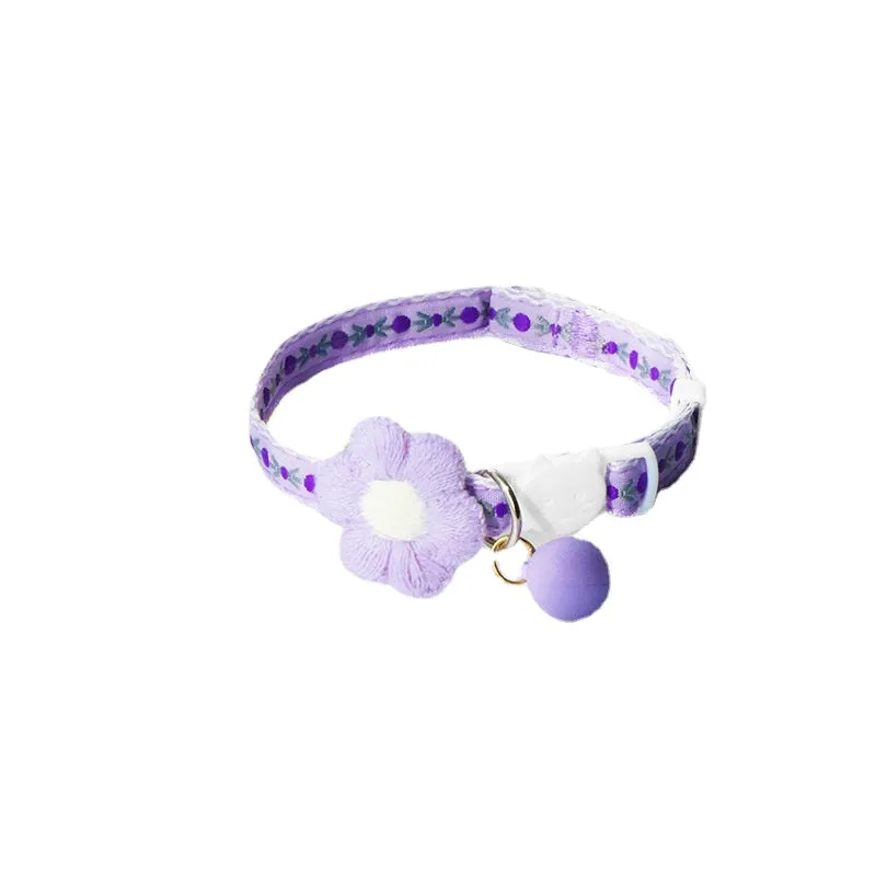 Mokka - Spring Floral Cat Collar
