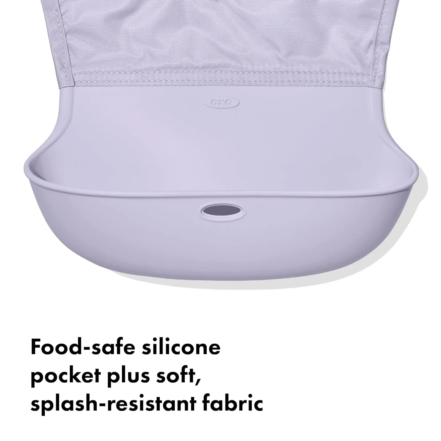 OXO Tot Roll-Up Bib - 2 Pack - Lilac and Opal