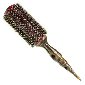Professional Wooden Combing Natural Boar / Nylon Bristles Hair Brush W 0315 S - Evas