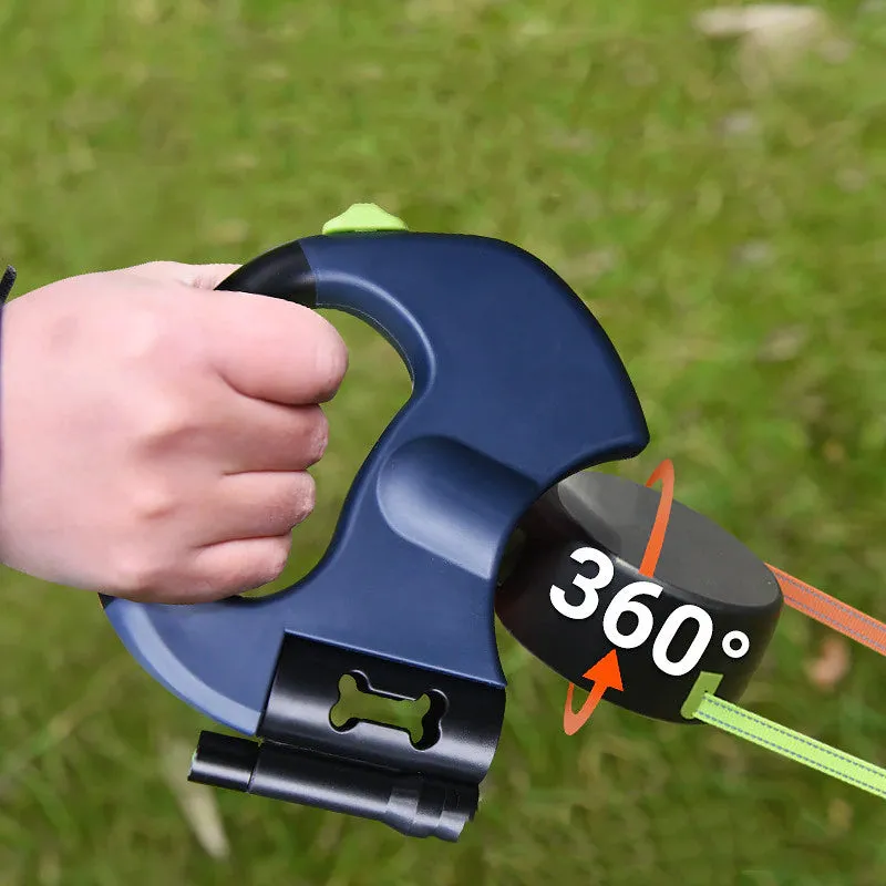 Retractable Double Pet Dog Leash Rope