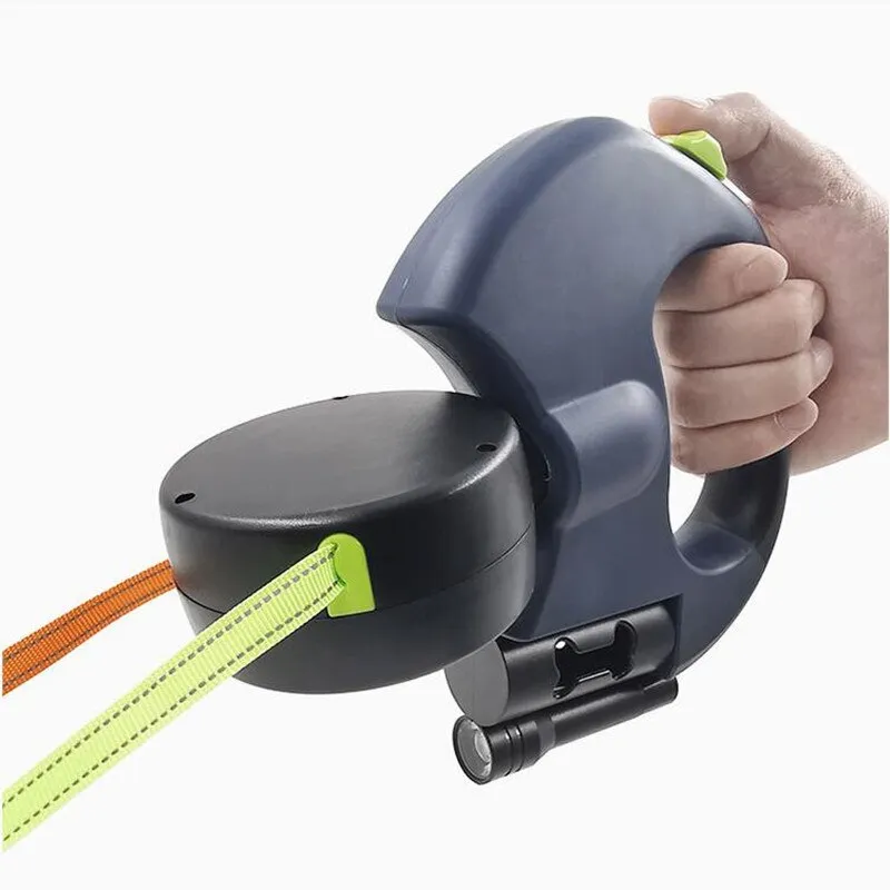 Retractable Double Pet Dog Leash Rope
