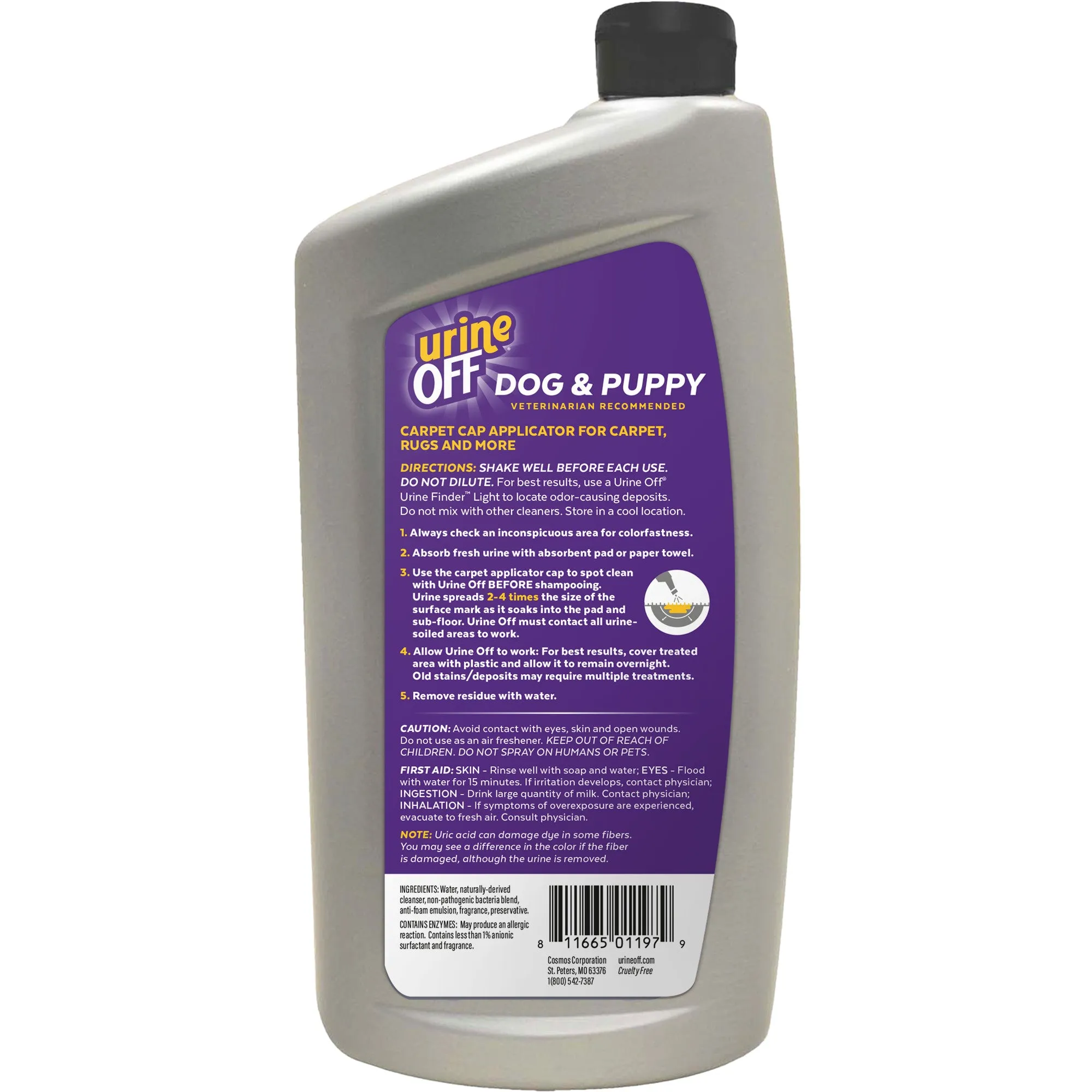 Urine Off Bio-Enzymatic Stain & Odor Remover Refill For Dogs & Puppies