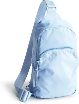 Vera Bradley Ripstop Lorman Sling Backpack, Placid Blue