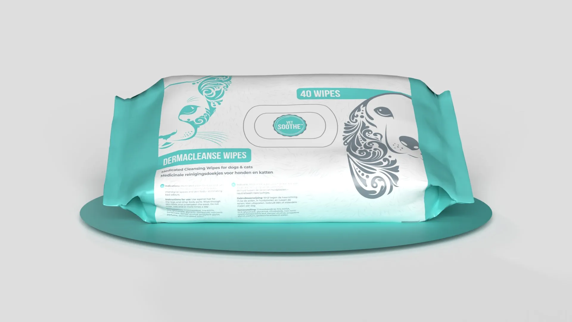 VetSoothe Dermacleanse Wipes