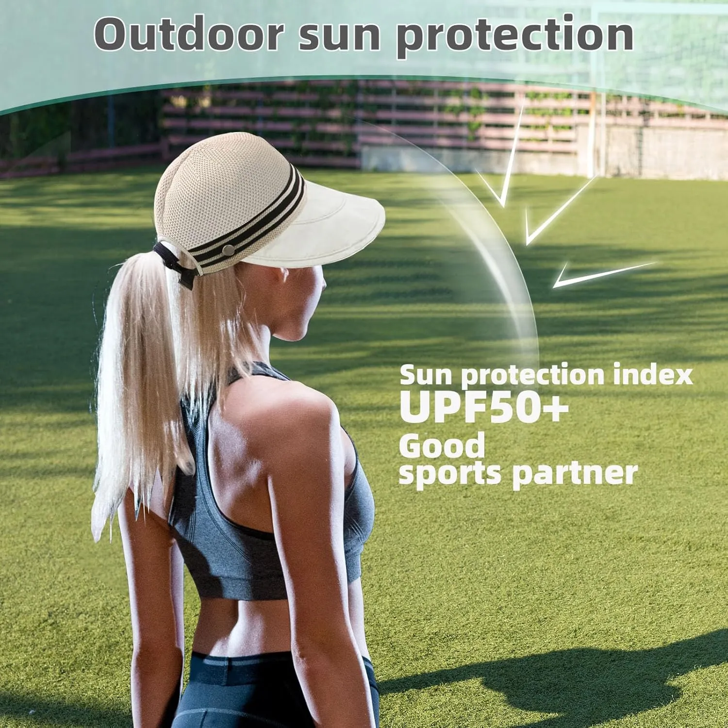 Womens Sun Hats Wide Brim??Breathable Plus Wide Peaked Cap for UV Protection Hiking Fishing Beach Outdoor Riding Horse UPF 50 